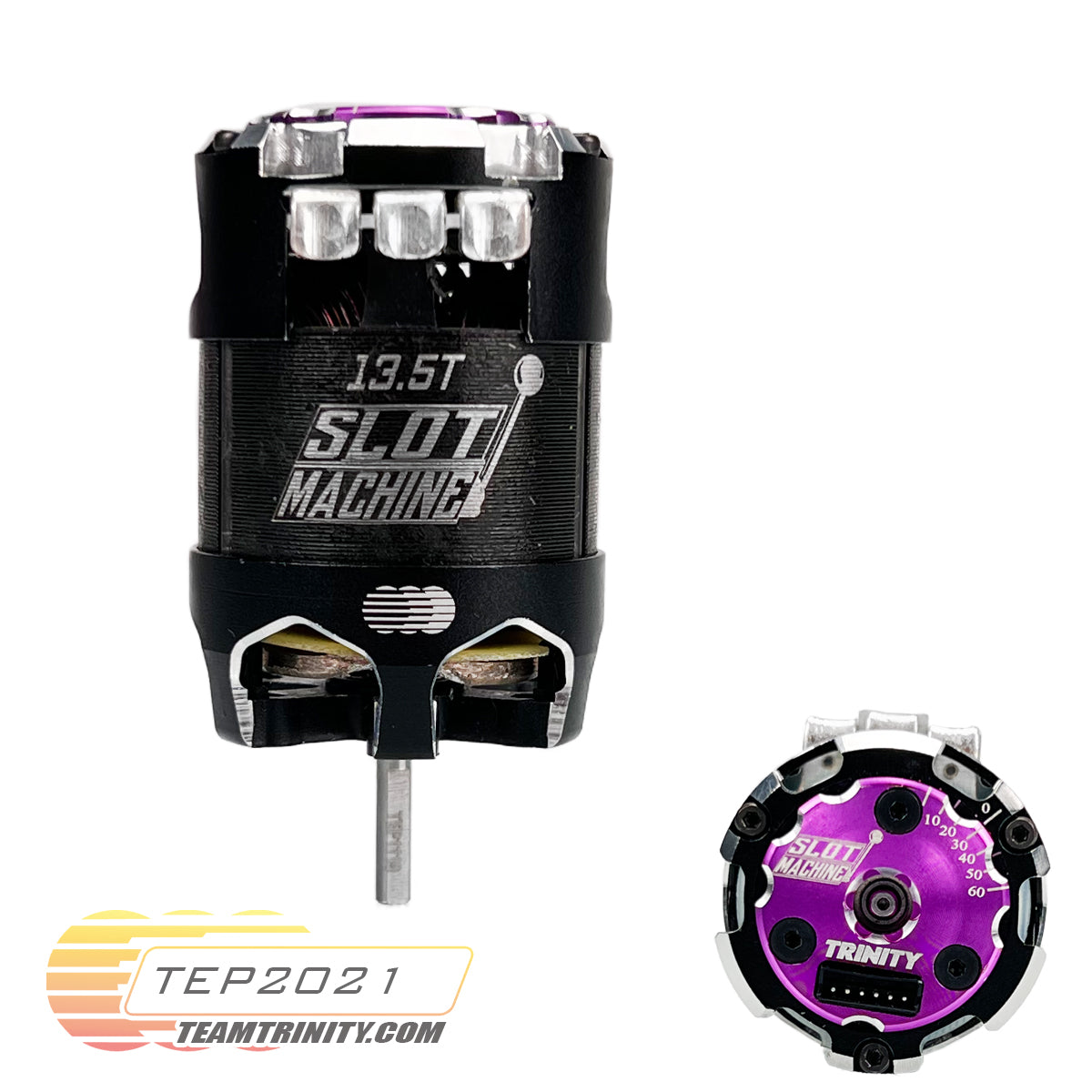 Team Trinity Slot Machine 13.5T Team Spec BL Motor w/ TEP1119 Rotor
