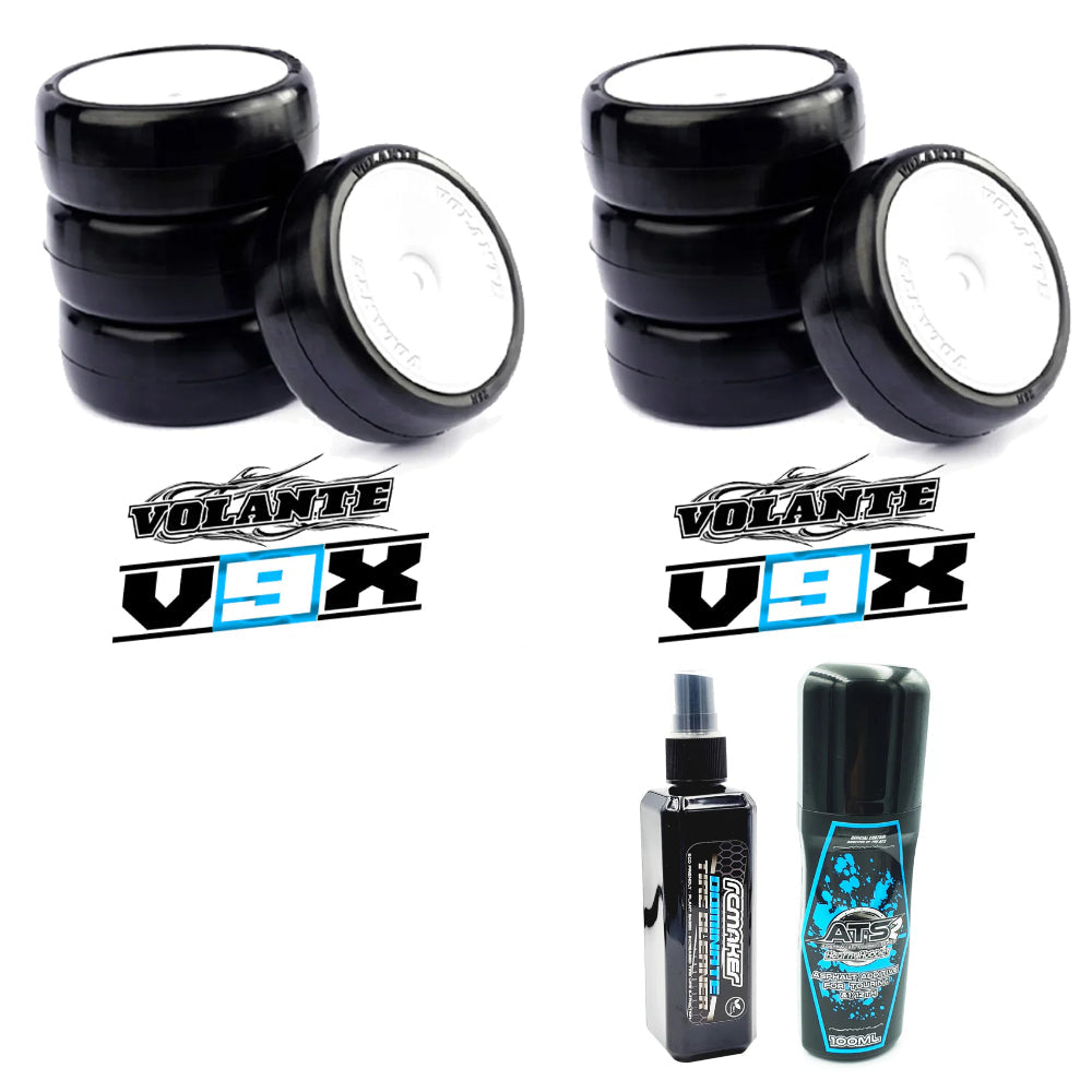 Volante V9XE 36R (2 Sets) w/ ATS Additive & Dom. Cleaner