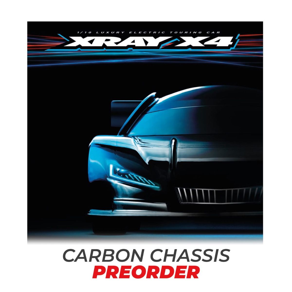 Xray X4'24 - 1/10 Luxury Electric Touring Car - Graphite Edition
