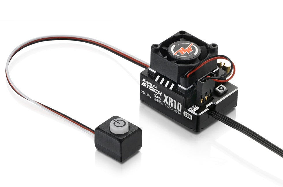 Hobbywing XeRun XR10 Stock Spec ESC 80AMP (HW30112401)