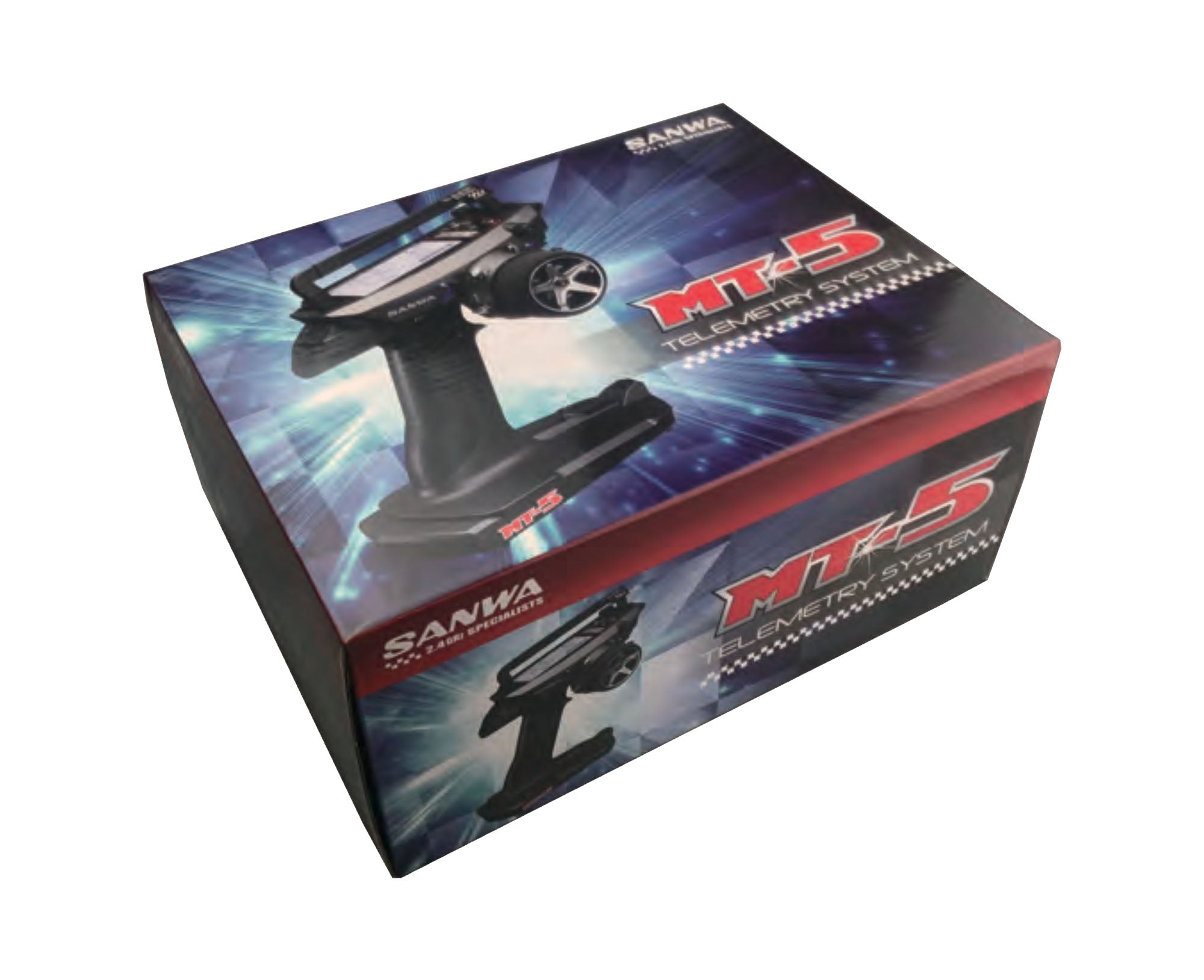 Sanwa MT-5 Transmitter Radio w/ RX-493i