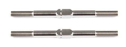 FT Titanium Turnbuckles, 48 mm/1.875 in, silver (ASS1405) - Speedy RC