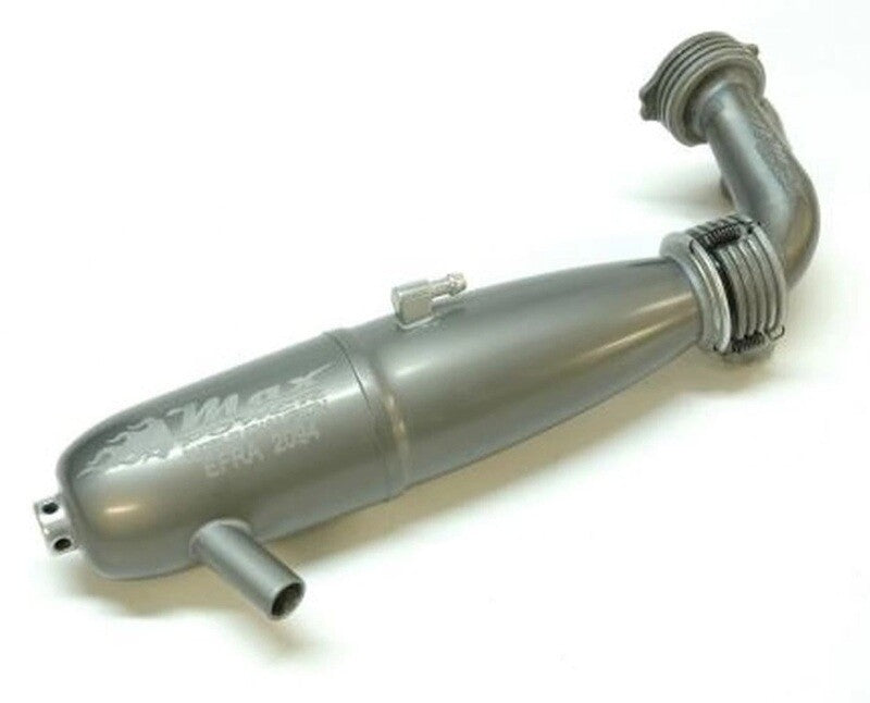 Max Power .21 Exhaust Kit 2164 + Conical Manifold 90° + 90° - TOTAL BLACK