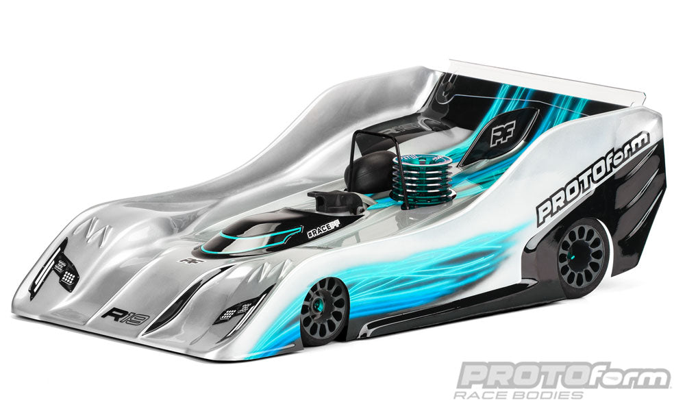 R19 Light Weight Clear Body for 1:8 On Road