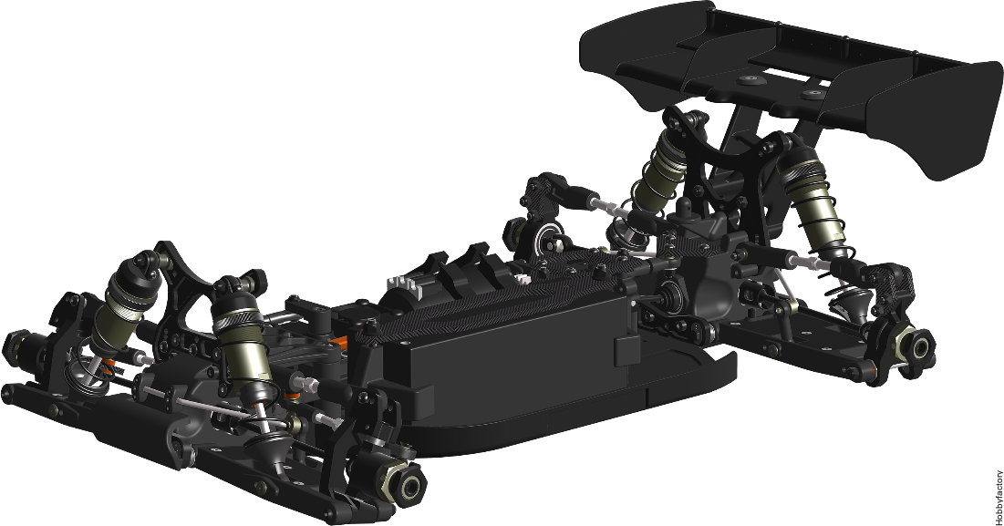HB RACING E819RS 1/8 Competition Electric Buggy HB204645