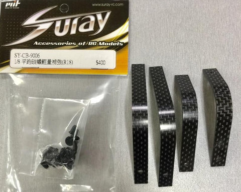 SRC Carbon Body Stiffeners Set For 1/10 And 1/8 RC Car Body