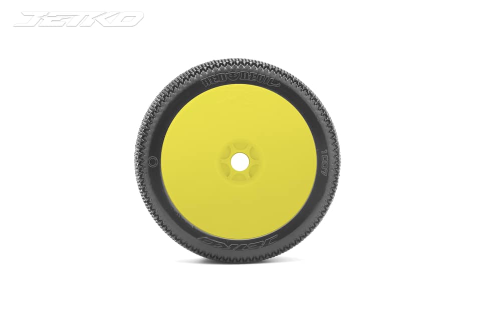 JETKO RED DEVIL 1/8 Buggy Pre-Glued Tires (pair)