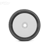 JETKO RED DEVIL 1/8 Buggy Pre-Glued Tires (pair) - Speedy RC