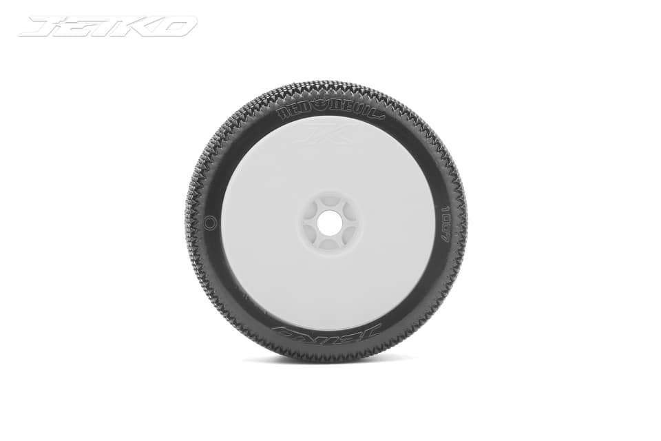 JETKO RED DEVIL 1/8 Buggy Pre-Glued Tires (pair)