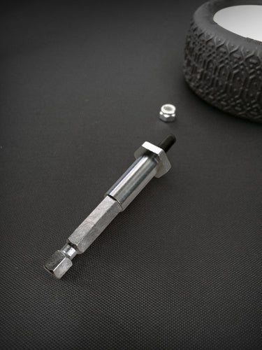 GRC281: Gravity RC Tire Break In Bit (quick change bit for drill, steel)