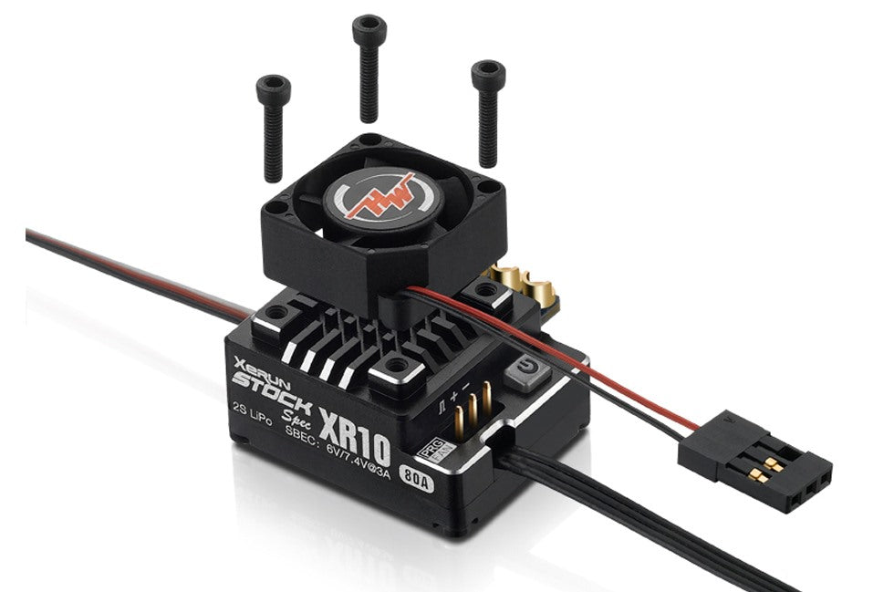 Hobbywing XeRun XR10 Stock Spec ESC 80AMP (HW30112401)