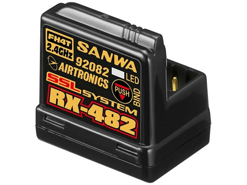 SANWA RX-482 2.4GHz FHSS4 Spread Spectrum System 4Ch Receiver