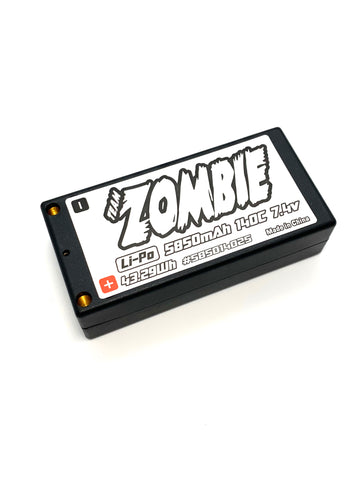 Team Zombie LiPo Shorty Battery 7.4v 5850mah 140c - Speedy RC