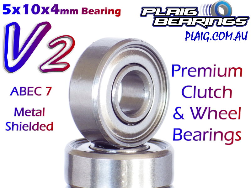 5x10x4mm V2 PREMIUM Bearing – Metal Shielded – MR105zz