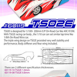 Blitz 60119-07 TS02E Pan Car Clear Body 200mm (0.7mm thick) 1/10 - Speedy RC