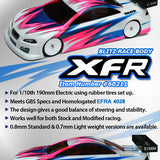 Blitz XFR 0.7mm 190mm Touring Car Body Shell