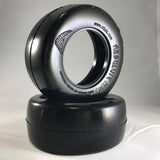 VOODOO Absolute Zero Drag Racing Slick Red 2.2/3.0 Belted Tyres (No Foam) (2) - Speedy RC