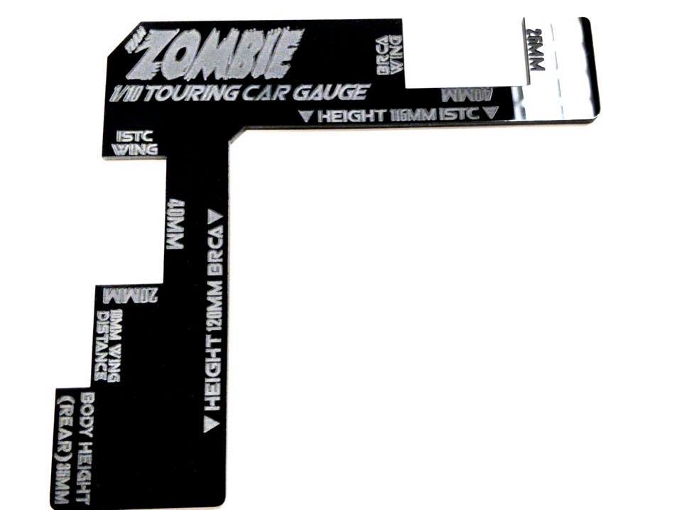 Team Zombie ISTC/BRCA 1/10 Touring Car Body Gauge