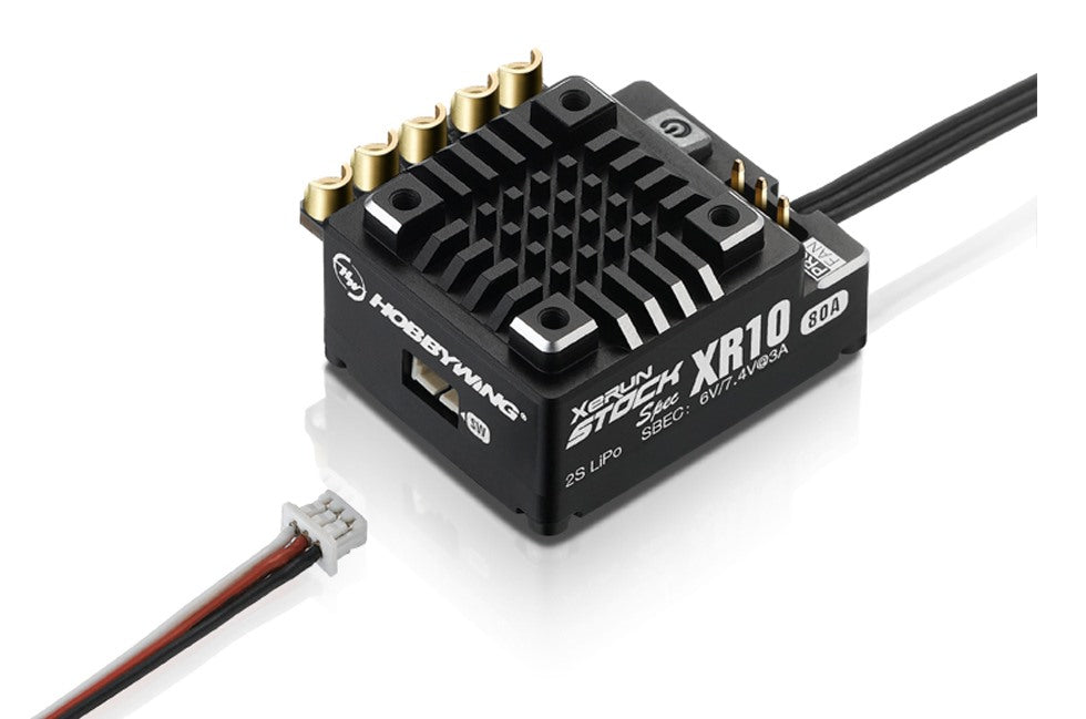 Hobbywing XeRun XR10 Stock Spec ESC 80AMP (HW30112401)