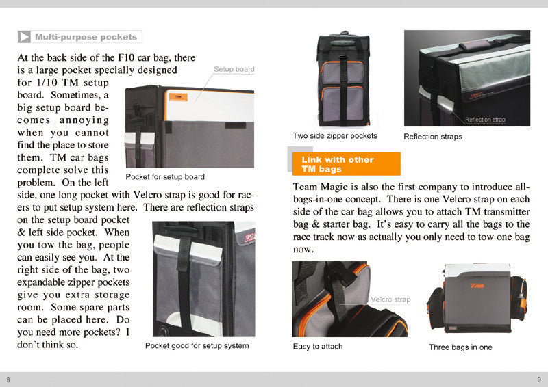 Team Magic Formula 10 Supra Car/Buggy Bag