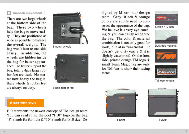 Team Magic Formula 10 Supra Car/Buggy Bag