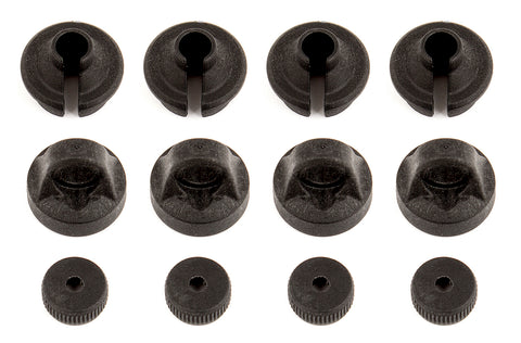 Team Associated Shock Caps and Spring Cups (ASS91454) - Speedy RC
