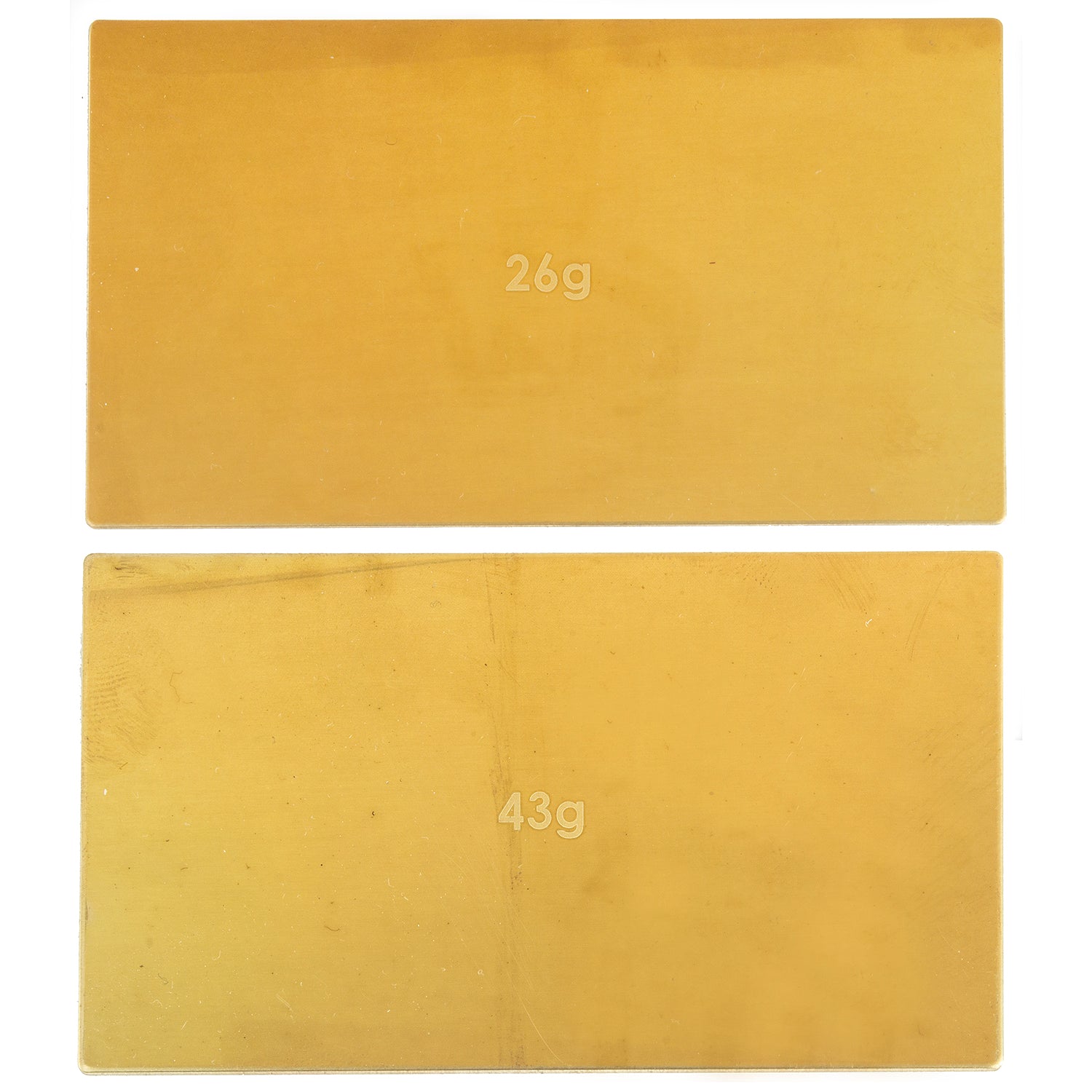 FT Brass Under Battery Weights, 26g, 43g (ASS91744)