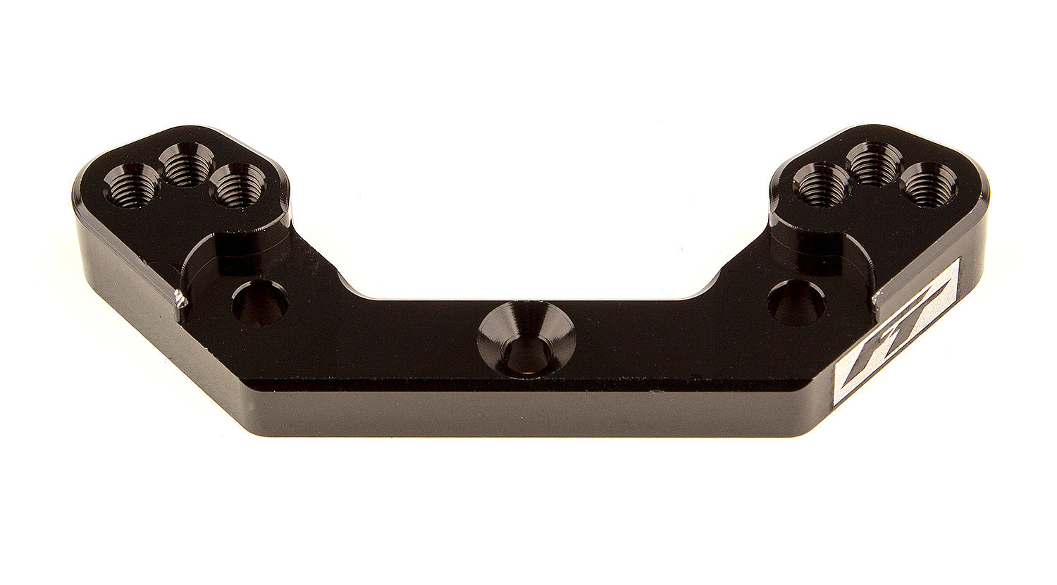 RC10B6.2 FT Rear Ballstud Mount, +2mm, black (ASS91889)