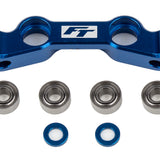 RC10B6.4 FT Steering Rack, blue aluminum
