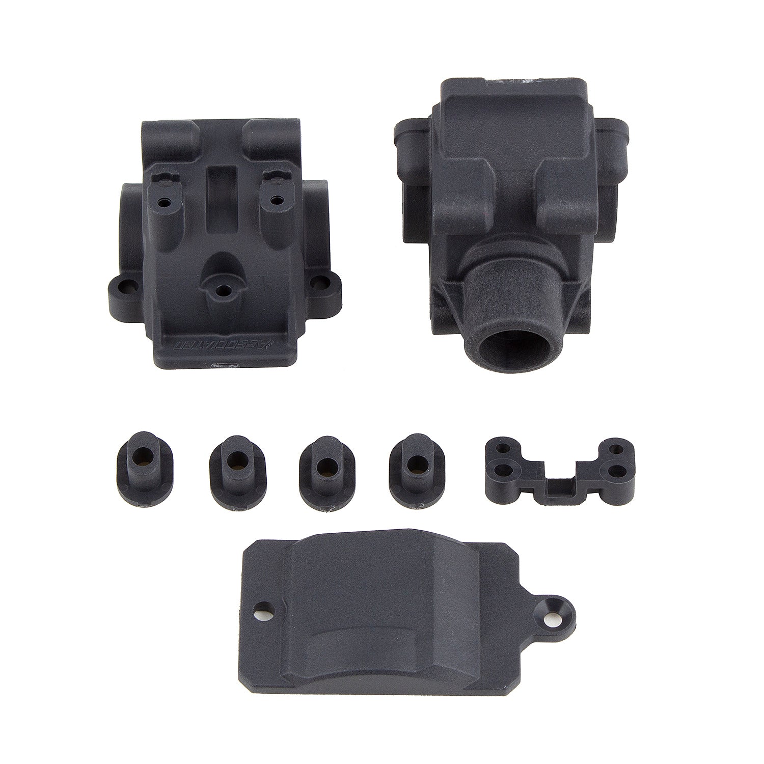 RC10B74 FT Gearbox, carbon (ASS92301)