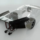 Bittydesign ZL21 Pro Drag Racing Wing Set (Clear) BDDG-ZL21w - Speedy RC