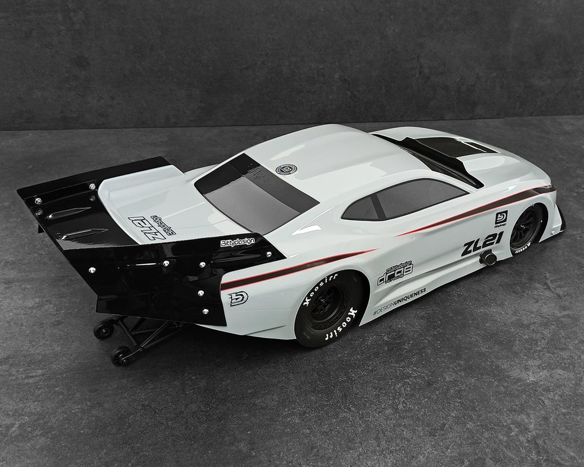 Bittydesign ZL21 Pro Drag Racing Wing Set (Clear) BDDG-ZL21w