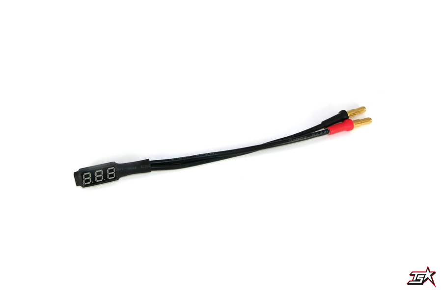 MR33 LiPo Voltage Checker (4 / 5mm plug)  MR33-LVC
