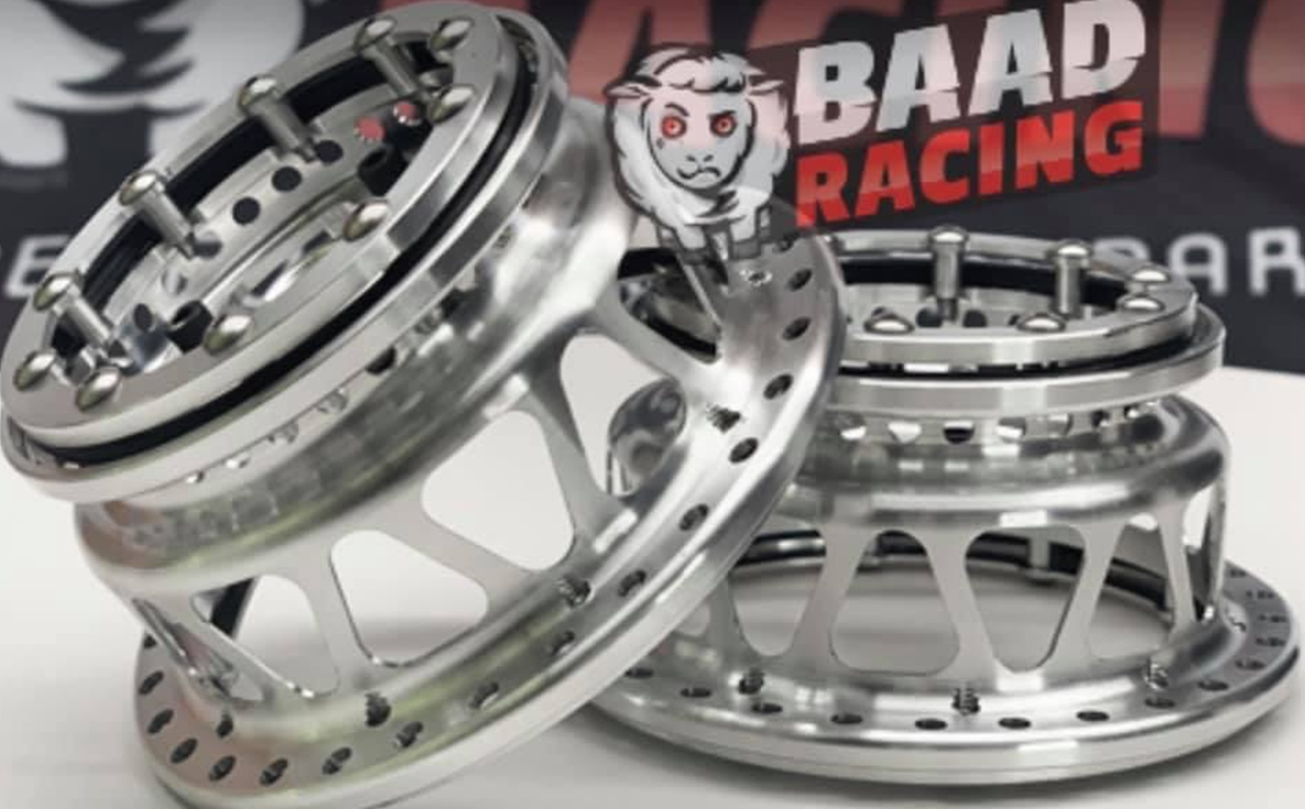 Performance Cut – Rear Bead Lock Drag Wheels BAAD RACING Billet Bead Lock
