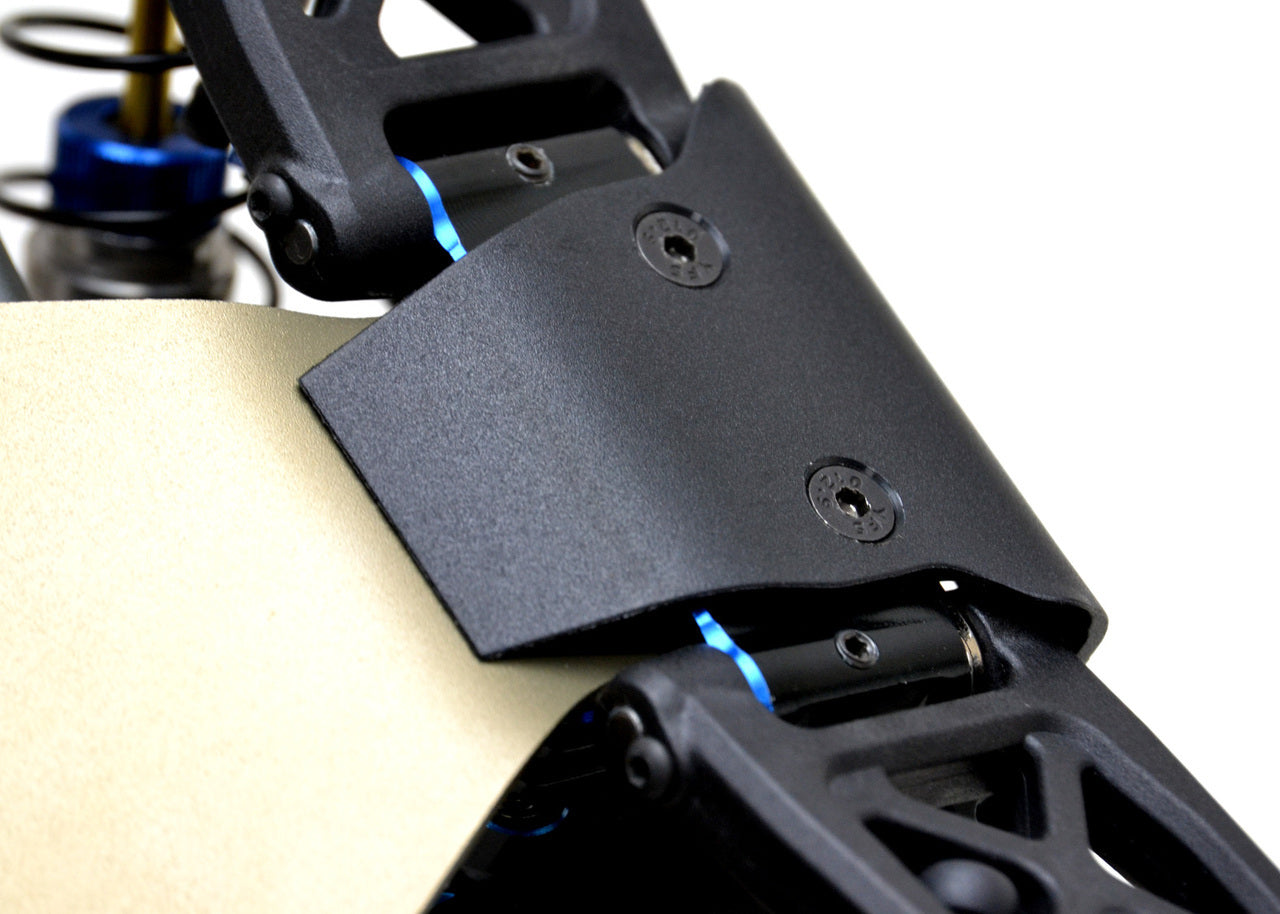 EXOTEK 2044 - B6.3 HD FRONT BULKHEAD, 7075 2 COLOR ANODIZED