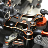 EK-1927 D819 E819 HD STEERING BRACE PLATE, 7075 2 COLOR ANO 1927 - Speedy RC