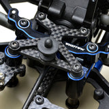 EXOTEK 1935 - B74 +4 HD STEERING RACK, 7075 2 COLOR ANODIZED - Speedy RC