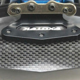 DR10 / DR10M FRONT BUMPER SET, ALLOY, CF AND FOAM WITH GNSS SLOT - ETK-2091 - Speedy RC