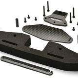 DR10 / DR10M FRONT BUMPER SET, ALLOY, CF AND FOAM WITH GNSS SLOT - ETK-2091 - Speedy RC