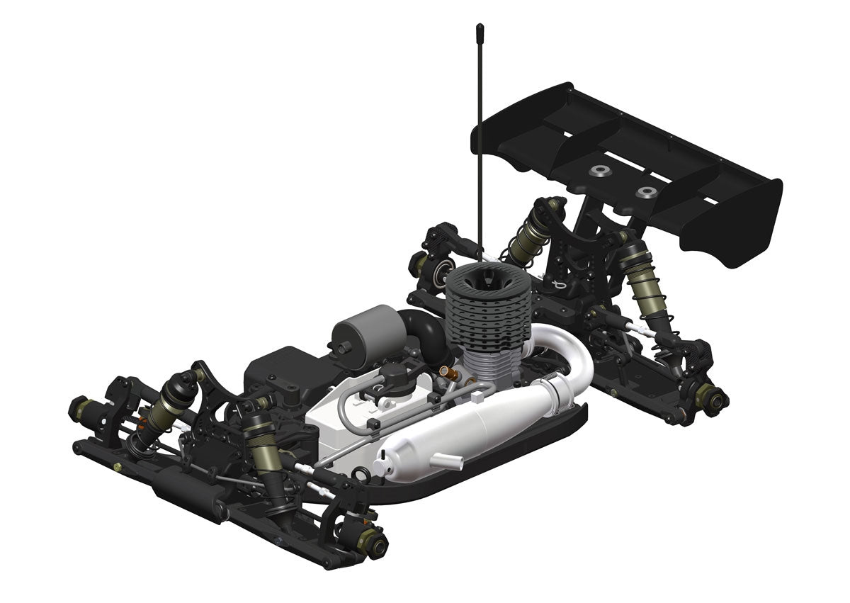 HB RACING D819 RS 1/8 Competition Buggy No body  HB204672