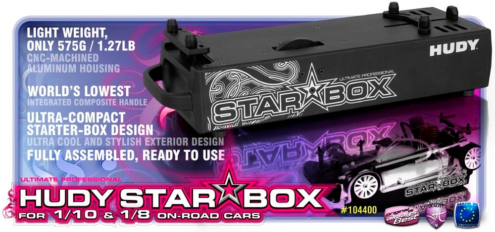 HUDY STAR-BOX ON-ROAD 1/10 & 1/8 - HD104400