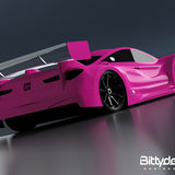 BittyDesign Hyper-GT8 1/8 GT Clear Body 325-330mm BDGT8-HYP - Speedy RC