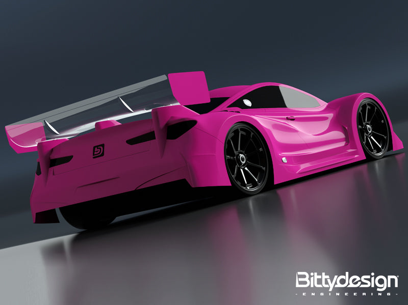 BittyDesign Hyper-GT8 1/8 GT Clear Body 325-330mm BDGT8-HYP