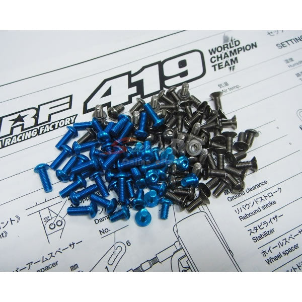 Hiro Seiko TRF419 Titanium & Alloy Hex Socket Screw Set 69957