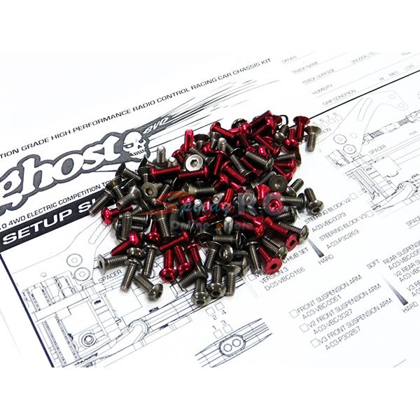 Hiro Seiko VBC Ghost EVO Titanium & Alloy Screw Set 69984