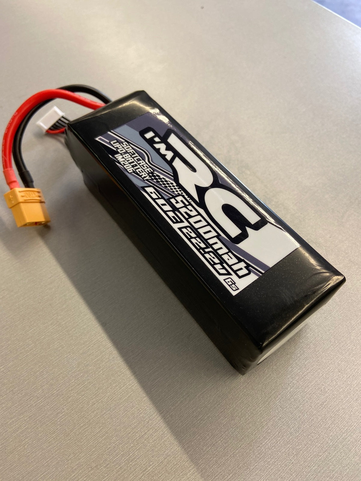 iM RC 5200MAH 60C 22.2V 6S SOFTCASE LIPO BATTERY - IM206