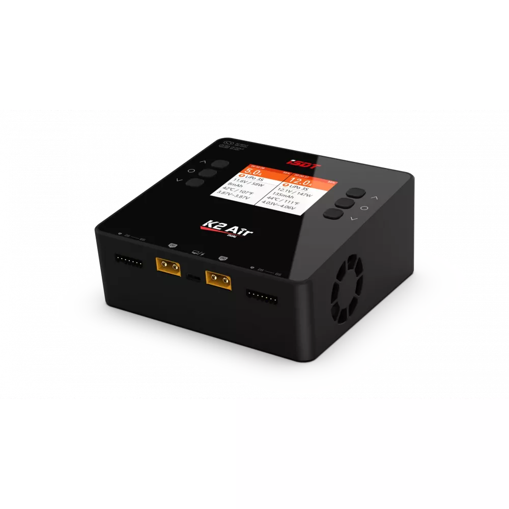 ISDT K2 AIR Ladegerät 230V/10-30V, 1-6S LiPo, 20A, 2x500W  ISDT-K2-AIR