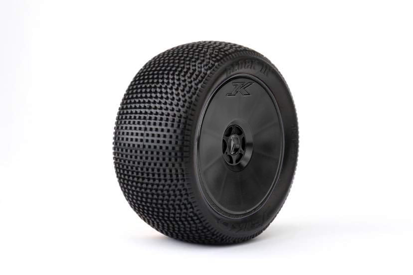 JETKO BLOCK IN 1/8 Truggy Pre-Glued Tires (PAIR)