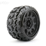 JETKO 1/8 SGT 3.8 EX-TOMAHAWK MOUNTED TYRES (2pc) - Speedy RC
