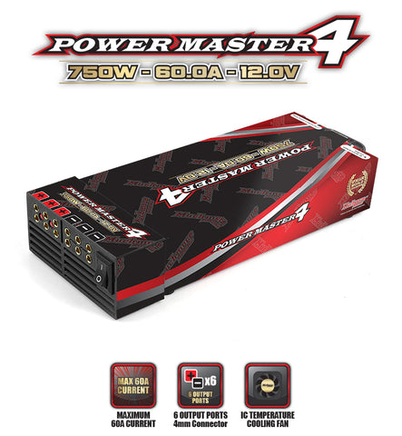 MUCH MORE CTX-P Power Master4・12.6V 60A [750W] Black - MR-MM-CTXP4KE - Speedy RC